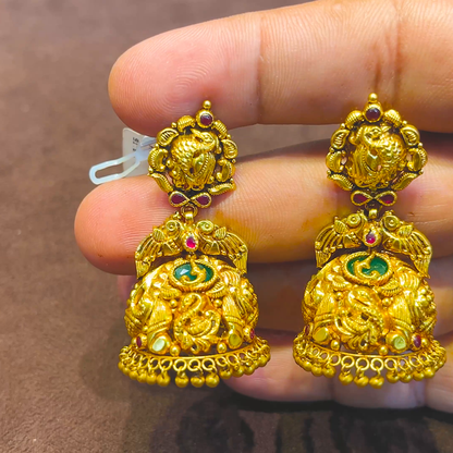 SRI RAM 17.874gms EARRINGS 22K Yellow Gold