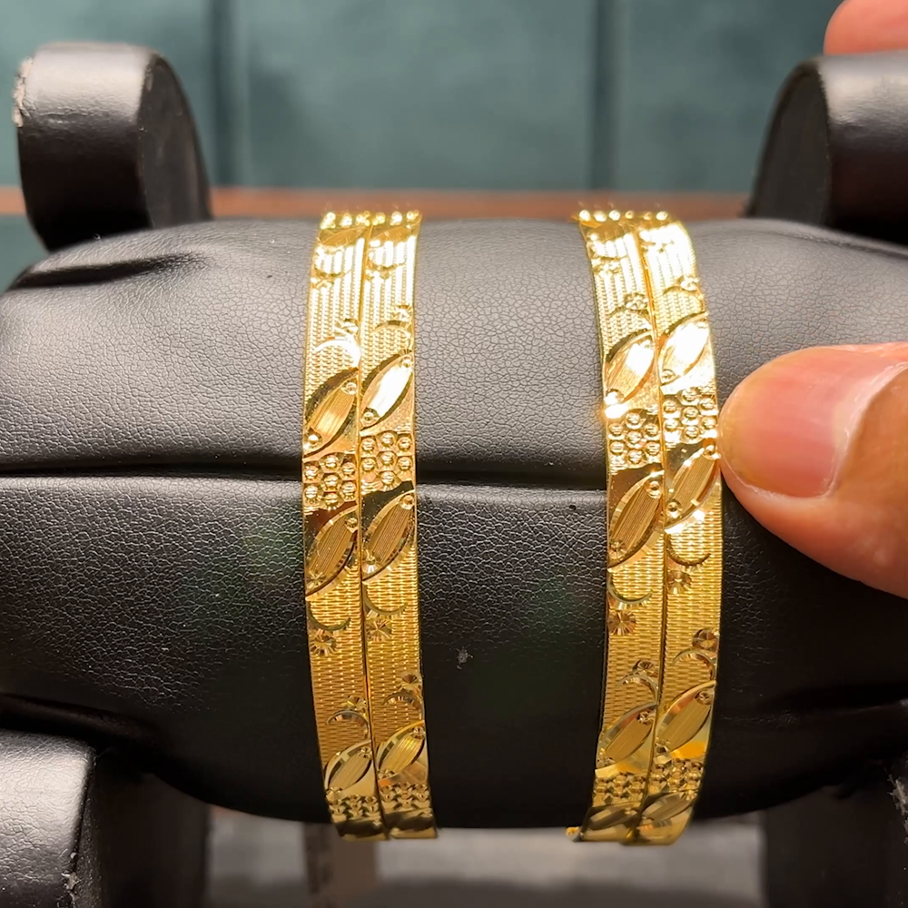 CMR BANGLES 22K Yellow Gold – BangaruRani - Main Image