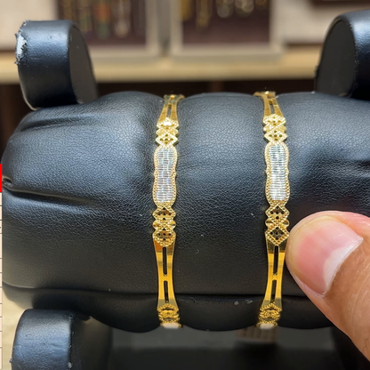 Chennai Shopping Mall 25.655gms BANGLES 22K Yellow Gold