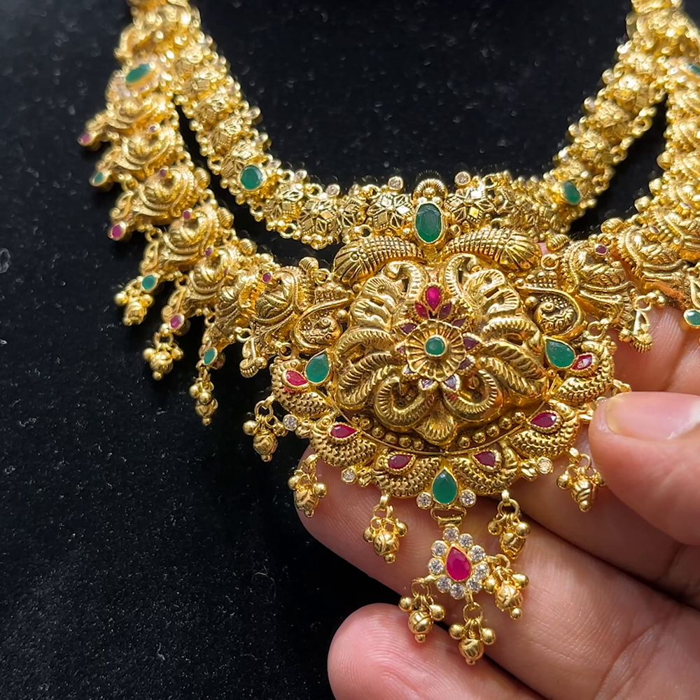 MUKUNDA JEWELLERS 34.69gms NECKLACE 22K Yellow Gold