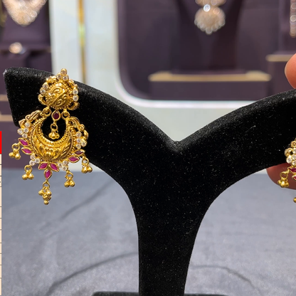 CMR 10.155gms EARRINGS 22K Yellow Gold