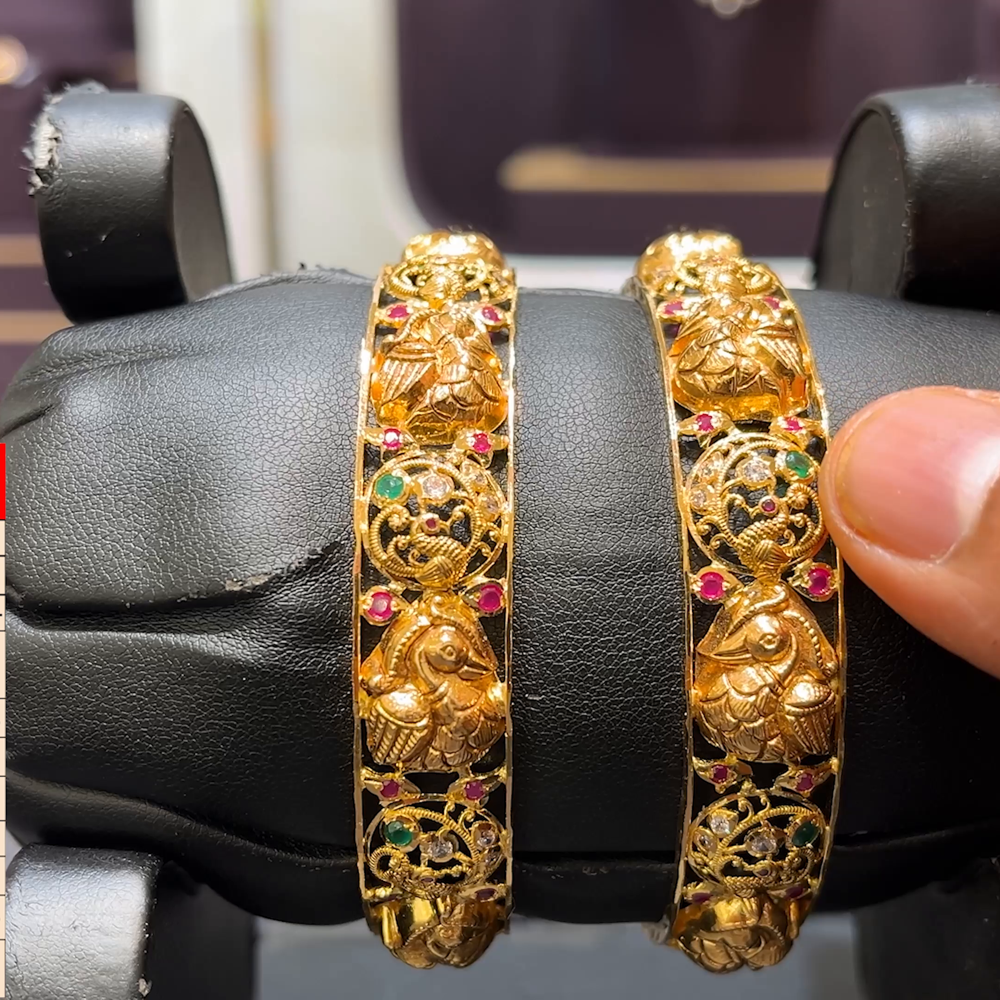 CMR 40.999gms BANGLES 22K Yellow Gold