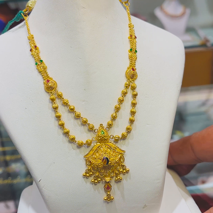 Anu Jewellers 12.482gms NECKLACE 22K Yellow Gold