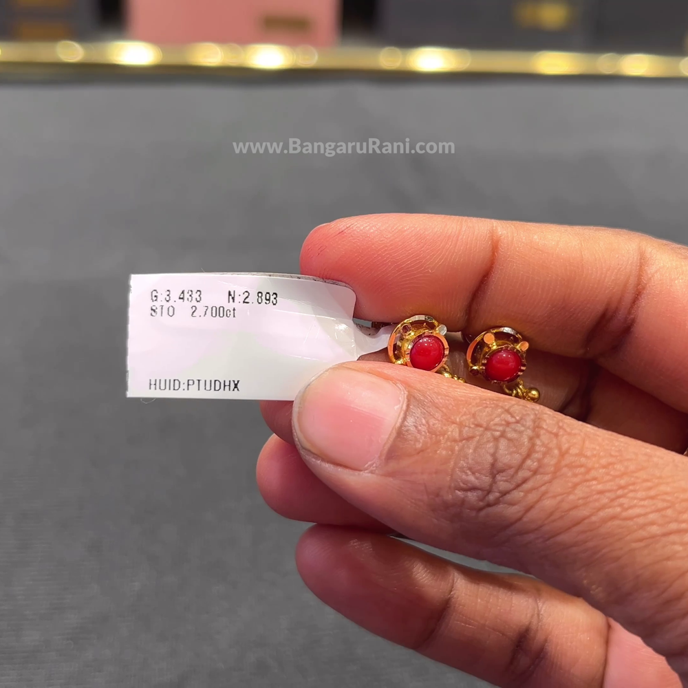 [make to order] 2.893gms EARRINGS 22K