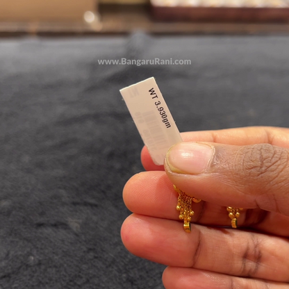 [make to order] 3.93gms EARRINGS 22K