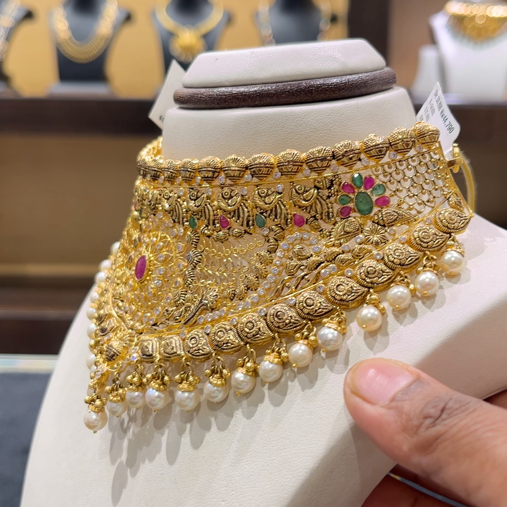 [make to order] 44.79gms CHOKER 22K