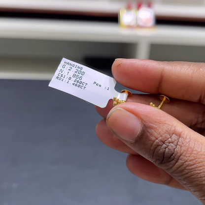 [make to order] 1.856gms EARRINGS 22K