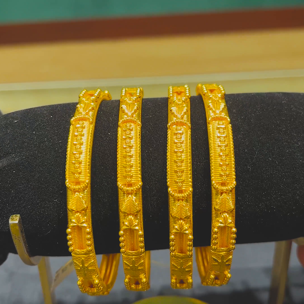 CMR 50.845gms BANGLES 22K Yellow Gold