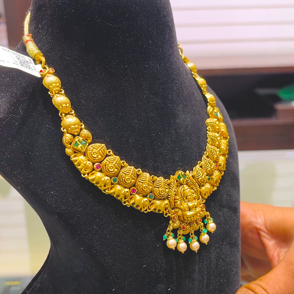 SOUTH INDIA 22.466gms NECKLACE 22K Yellow Gold