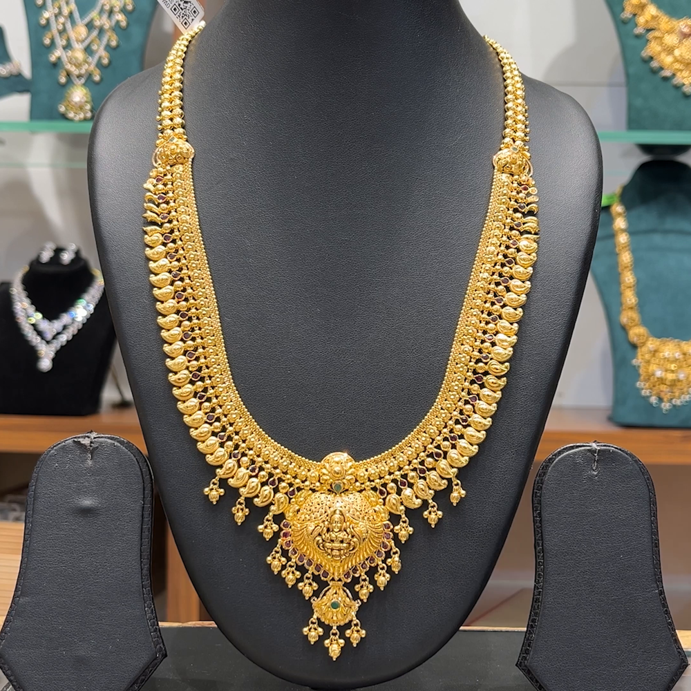 Chennai Shopping Mall 57.33gms HARAMS 22K Yellow Gold