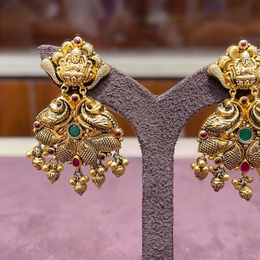 MUKUNDA JEWELLERS 13.96gms EARRINGS 22K Antique