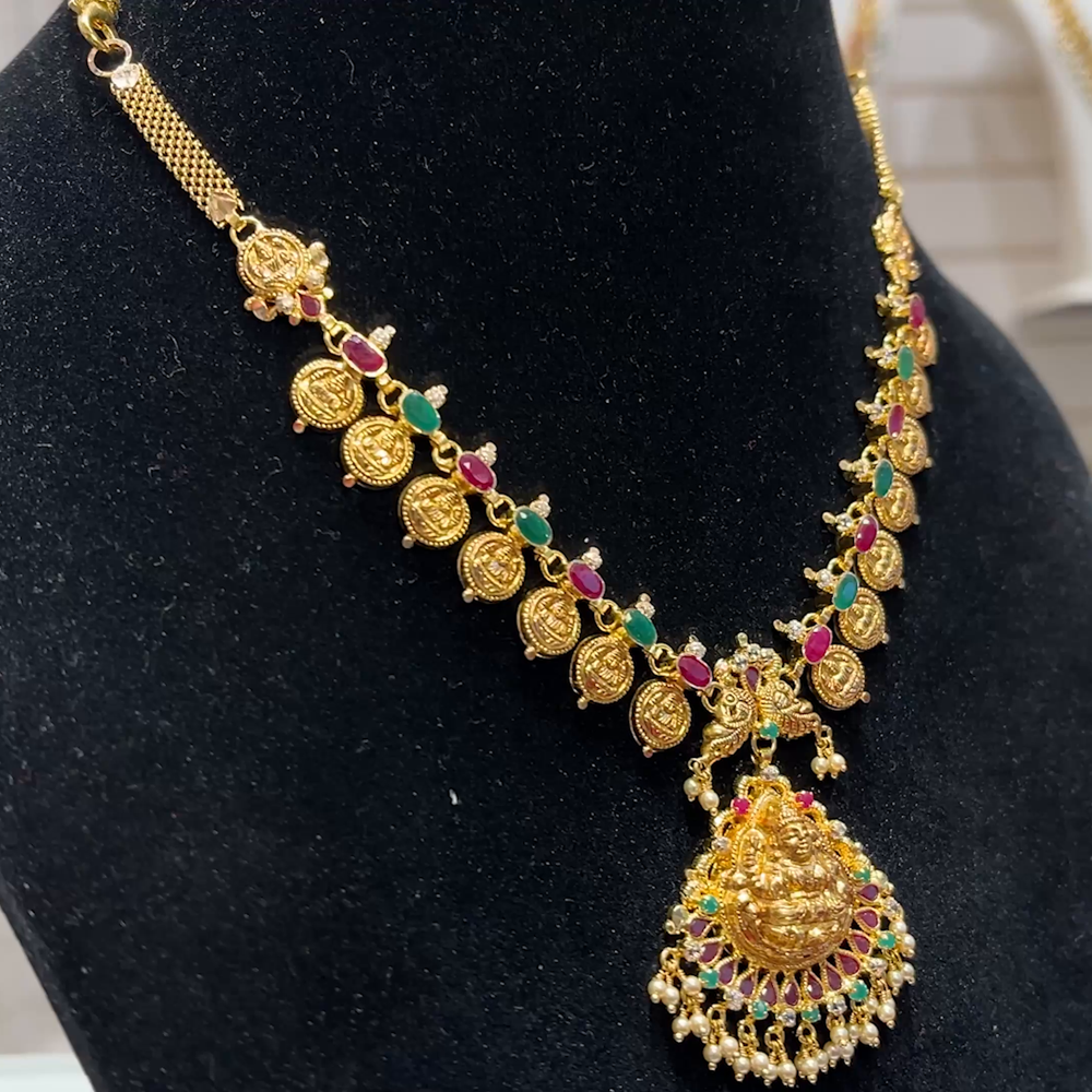 SOUTH INDIA 18.48gms NECKLACE 22K Yellow Gold