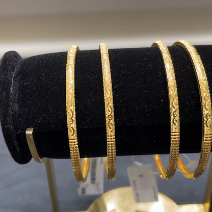 Anu Jewellers 16.324gms BANGLES 22K Yellow Gold