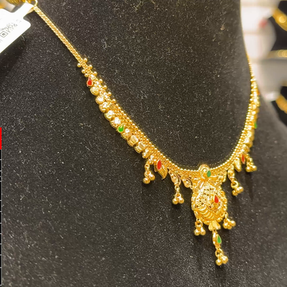 SOUTH INDIA 9.041gms NECKLACE 22K Yellow Gold