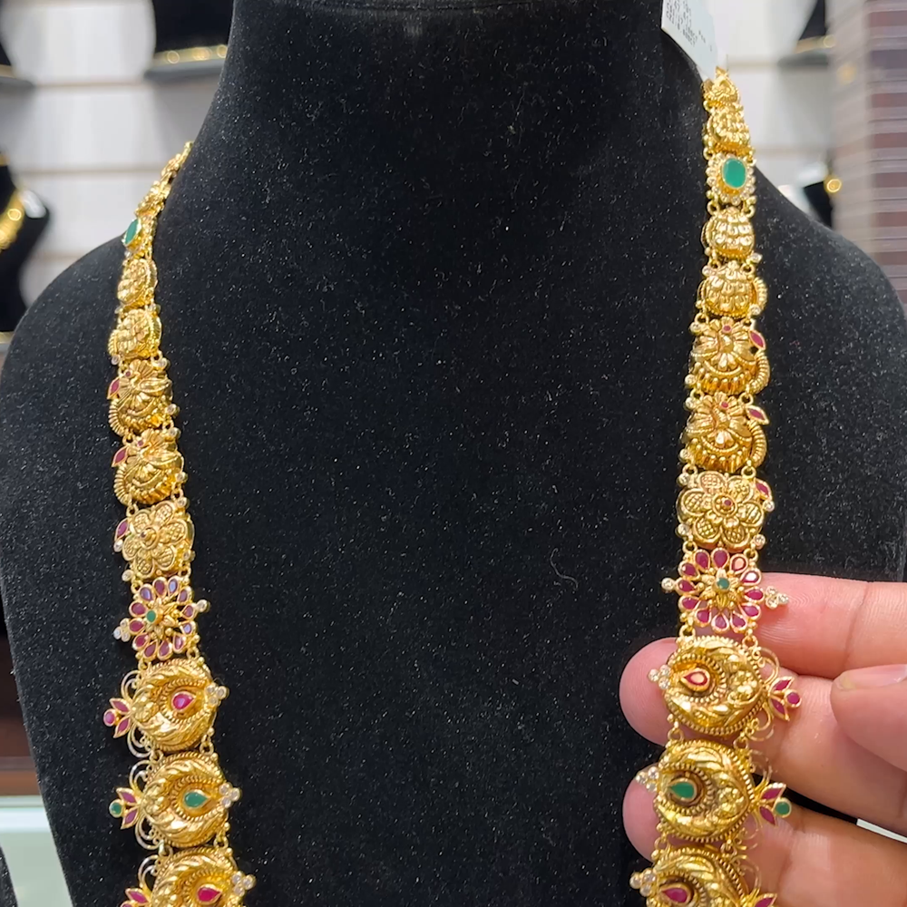 SOUTH INDIA 47.411gms HARAMS 22K Yellow Gold