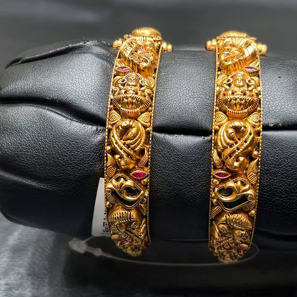 MUKUNDA JEWELLERS 34.6gms BANGLES 22K Yellow Gold