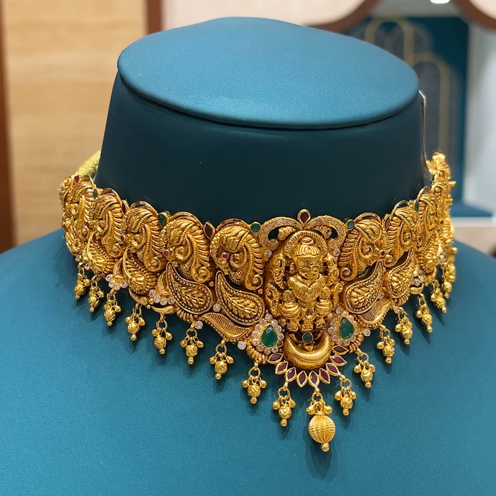 Chennai Shopping Mall 48.35gms HARAMS 22K Yellow Gold