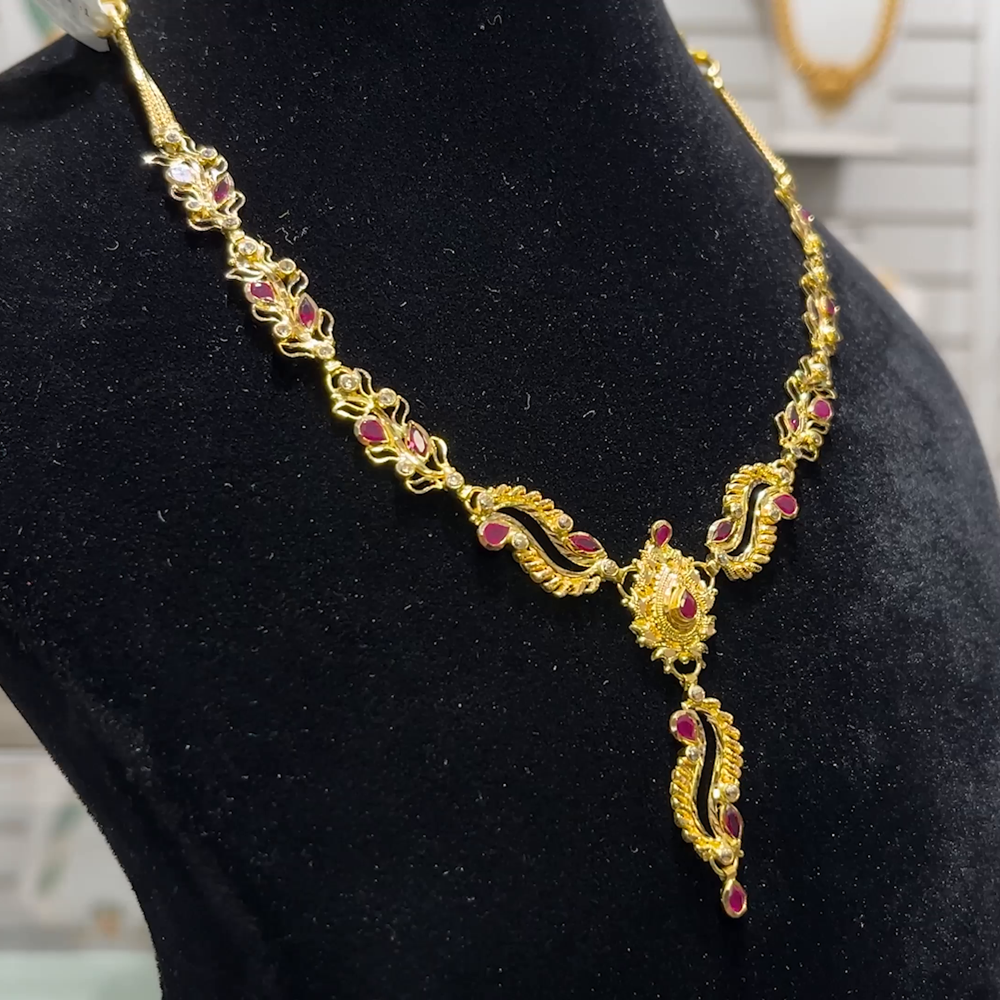 SOUTH INDIA 11.919gms NECKLACE 22K Yellow Gold