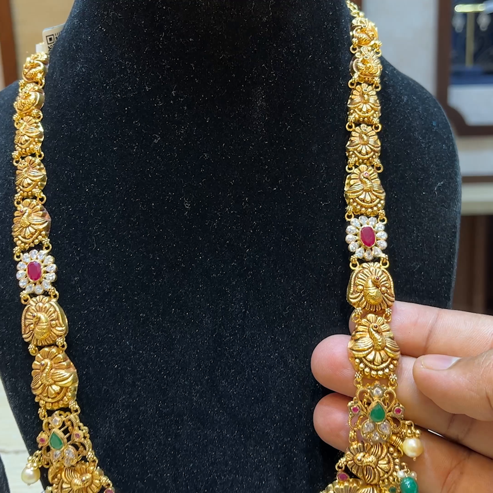 Chennai Shopping Mall 57.205gms HARAMS 22K Yellow Gold