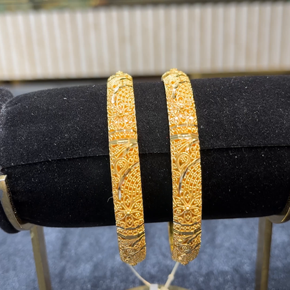 Kriya Jewellers 37.57gms BANGLES 22K Yellow Gold