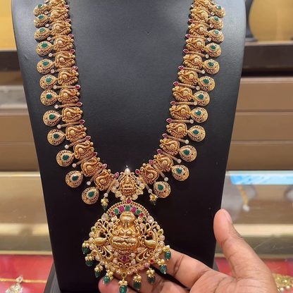 CHANDANA Brothers 92.2gms HARAMS 22K Yellow Gold