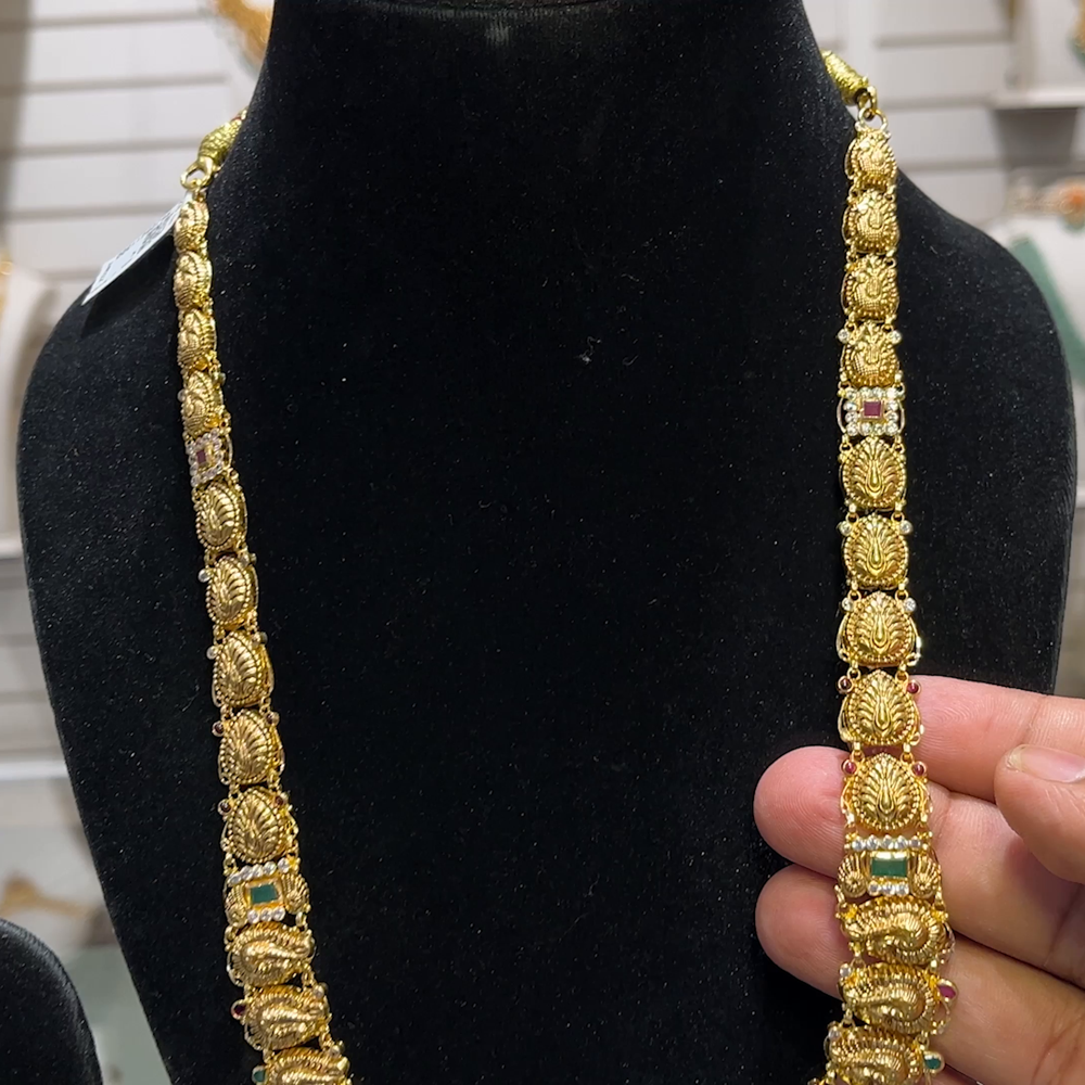 SOUTH INDIA 38.446gms HARAMS 22K Yellow Gold