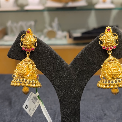 Anu Jewellers 15.51gms EARRINGS 22K Yellow Gold