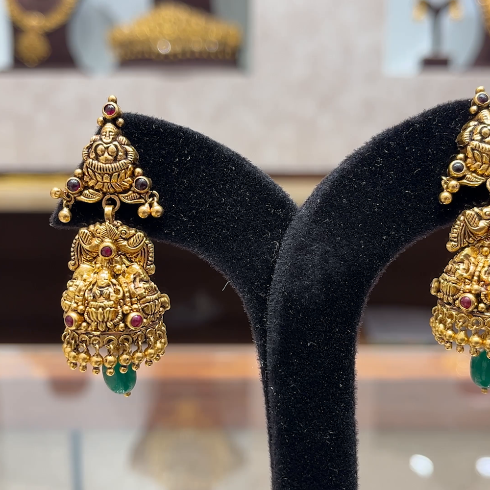 Chennai Shopping Mall 16.28gms EARRINGS 22K Yellow Gold