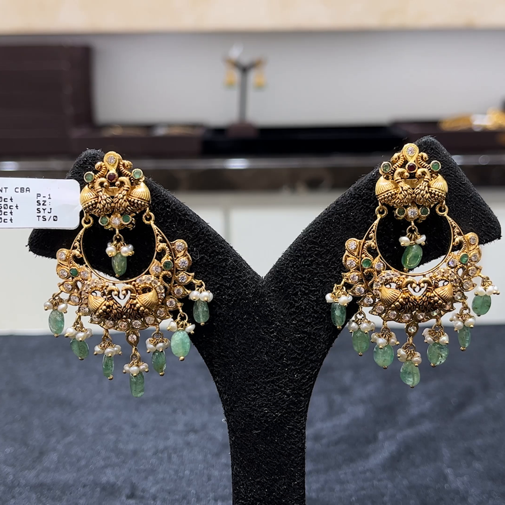 MUKUNDA JEWELLERS 22.57gms EARRINGS 22K Yellow Gold