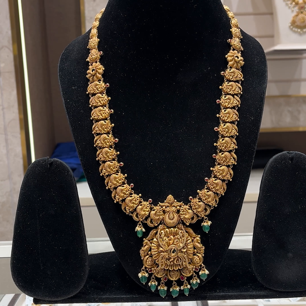 SOUTH INDIA 44.448gms HARAMS 22K Yellow Gold