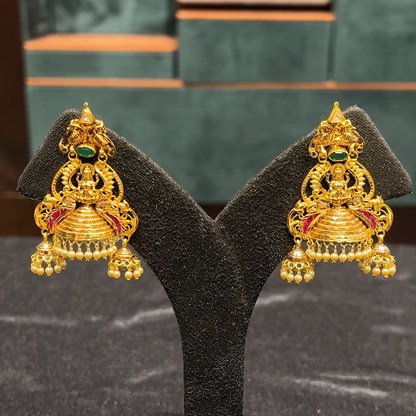 CMR 15.255gms EARRINGS 22K Yellow Gold