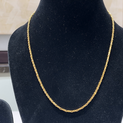 MUKUNDA JEWELLERS 18.35gms CHAINS 22K Yellow Gold