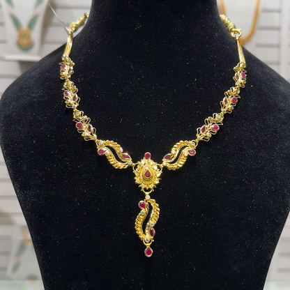 SOUTH INDIA 11.919gms NECKLACE 22K Yellow Gold