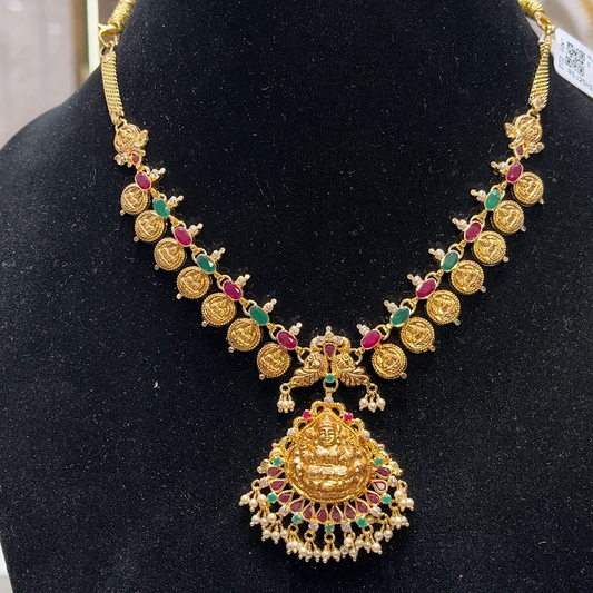 SOUTH INDIA 18.48gms NECKLACE 22K Yellow Gold