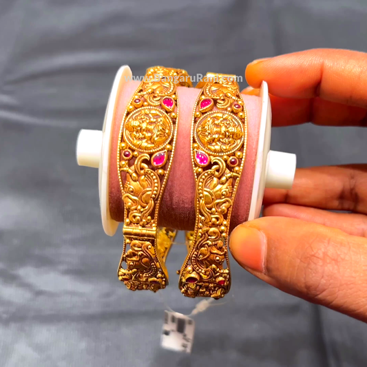 Anu Jewellers 60.018gms BANGLES 22K Yellow Gold