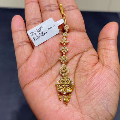 RS BROTHERS 5.715gms Papitabilla 22K Yellow Gold