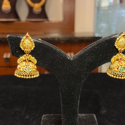 SRI RAM 13.985gms EARRINGS 22K Yellow Gold