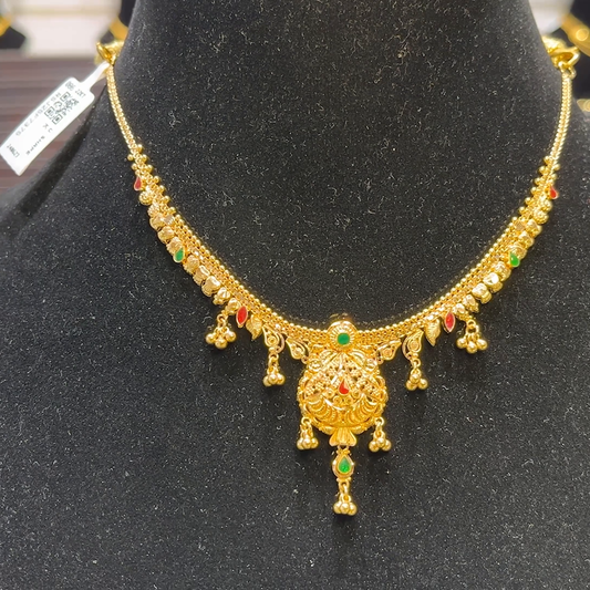 SOUTH INDIA 9.041gms NECKLACE 22K Yellow Gold