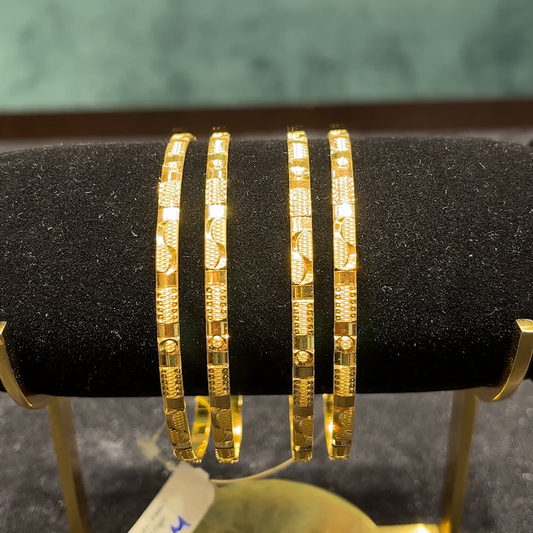 CMR 51.859gms BANGLES 22K Yellow Gold