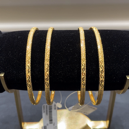 Anu Jewellers 16.324gms BANGLES 22K Yellow Gold