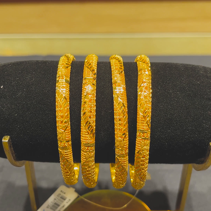 CMR 41.736gms BANGLES 22K Yellow Gold