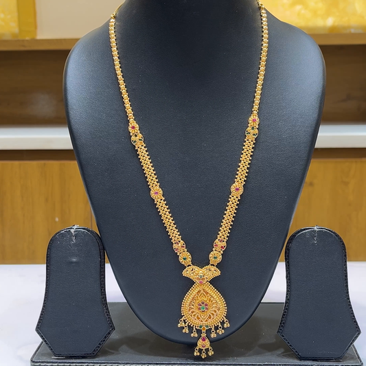 MUKUNDA JEWELLERS 39.69gms NECKLACE 22K Nakshi