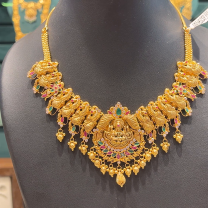 Chennai Shopping Mall 30.64gms NECKLACE 22K Antique