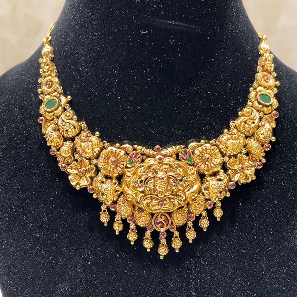 MUKUNDA JEWELLERS 30.453gms NECKLACE 22K Yellow Gold