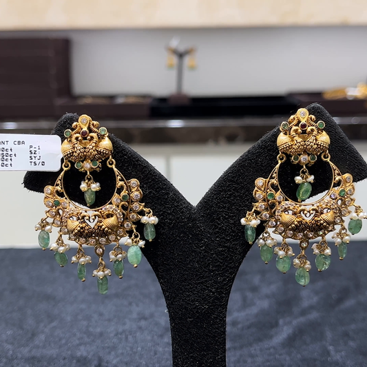 MUKUNDA JEWELLERS 22.57gms EARRINGS 22K Yellow Gold