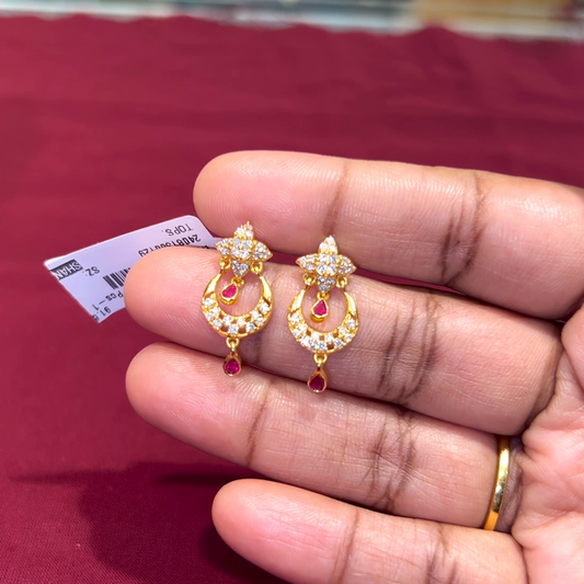 Anu Jewellers 4.12gms EARRINGS 22K Yellow Gold