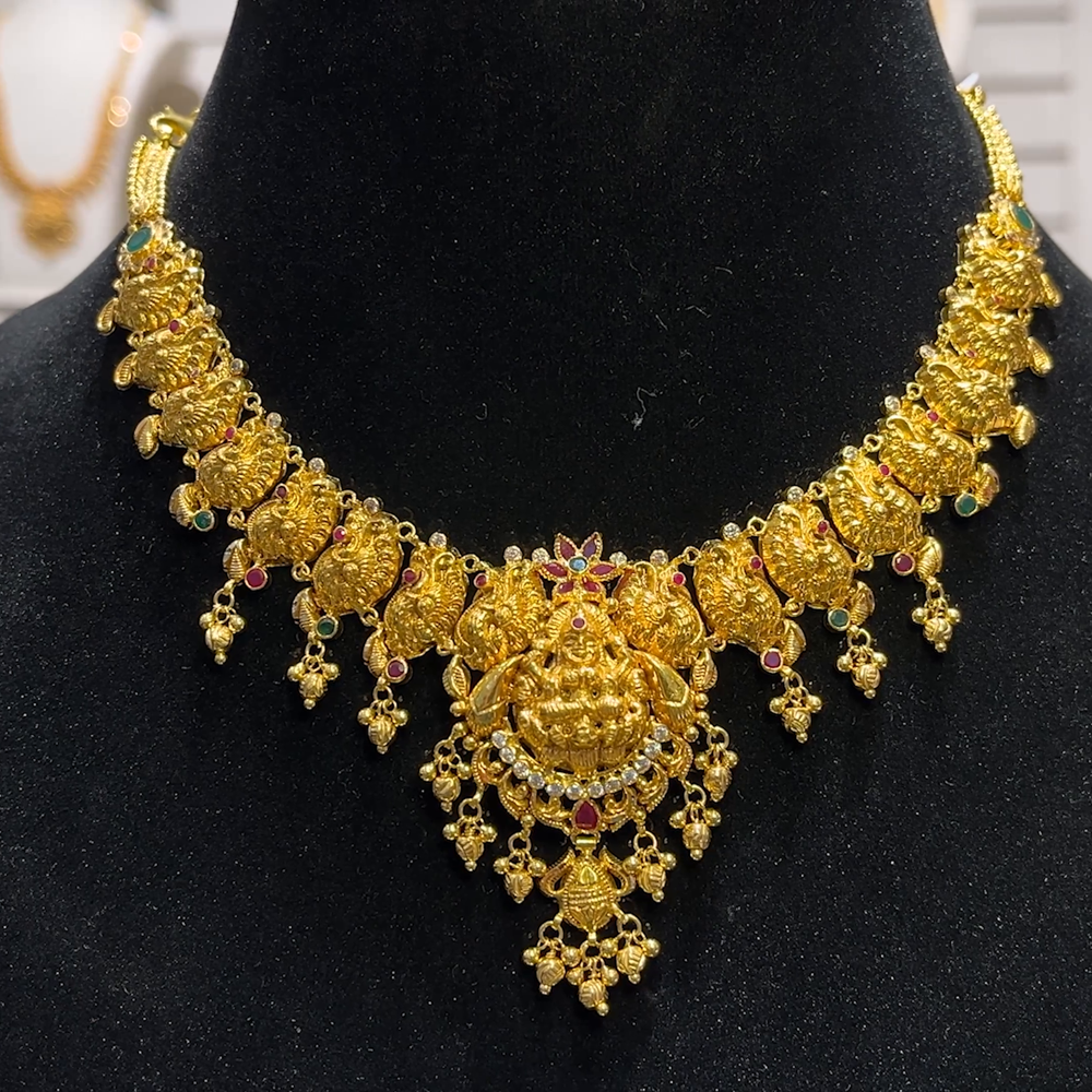 SOUTH INDIA 19.436gms NECKLACE 22K Yellow Gold