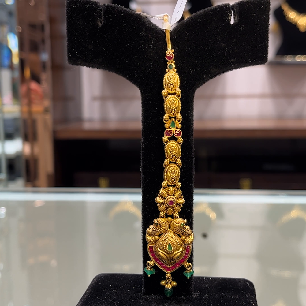 SOUTH INDIA 7.314gms Papitabilla 22K Yellow Gold