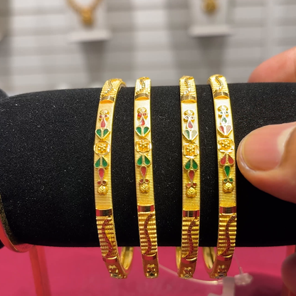 SOUTH INDIA 36.34gms BANGLES 22K Yellow Gold