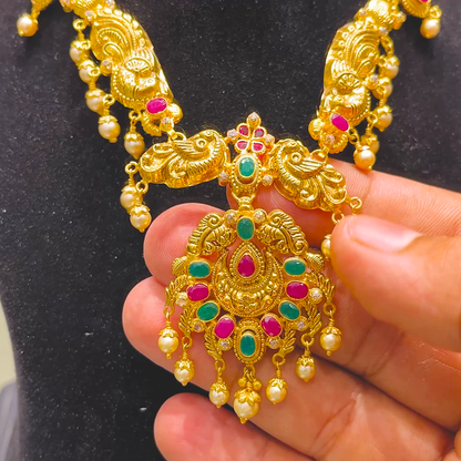 SOUTH INDIA 22.323gms NECKLACE 22K Yellow Gold